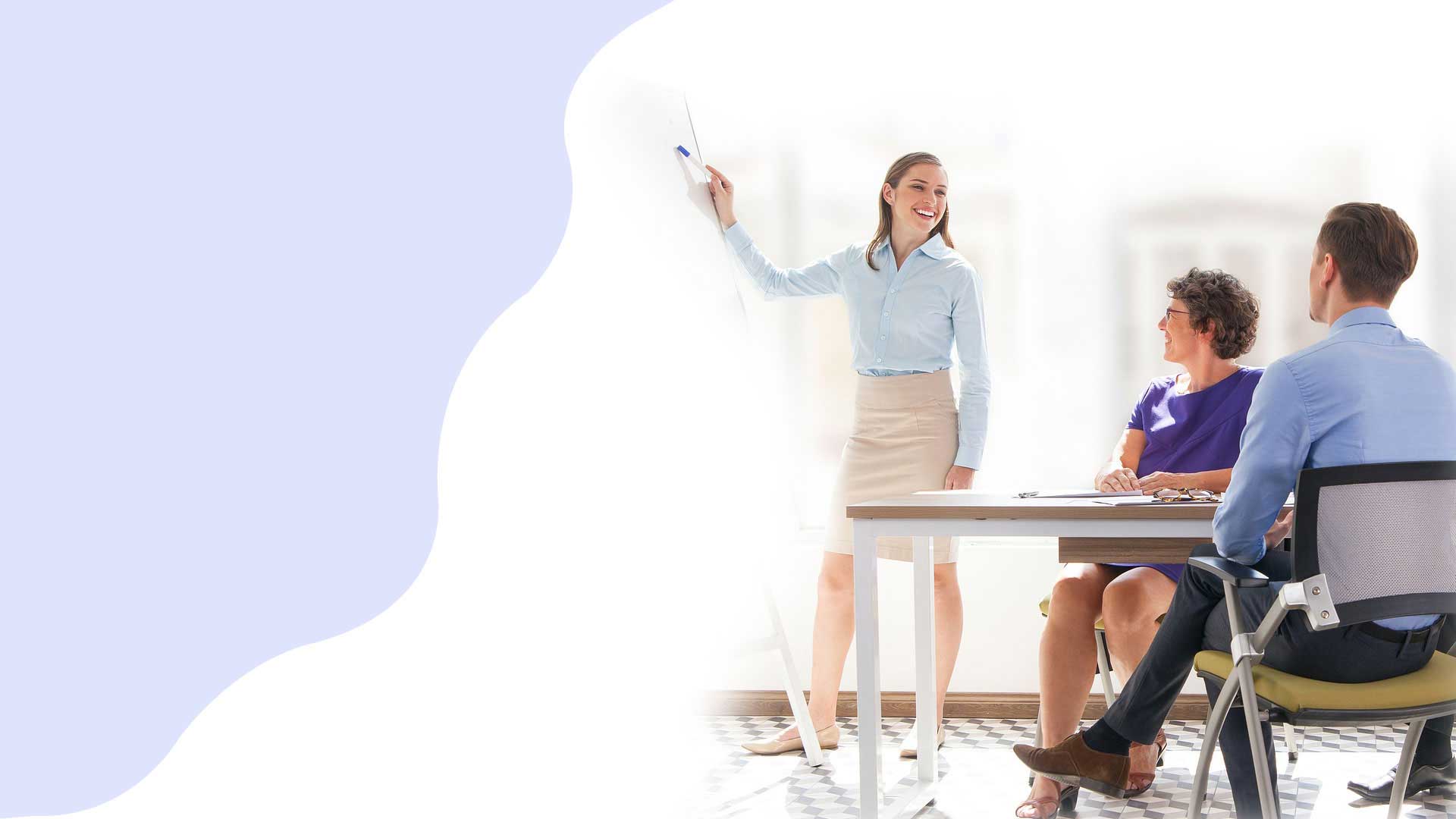 Accounting team collaborating